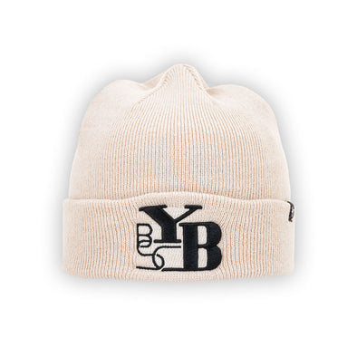 YB x `47 Beanie Cuff Knit Retro Bone