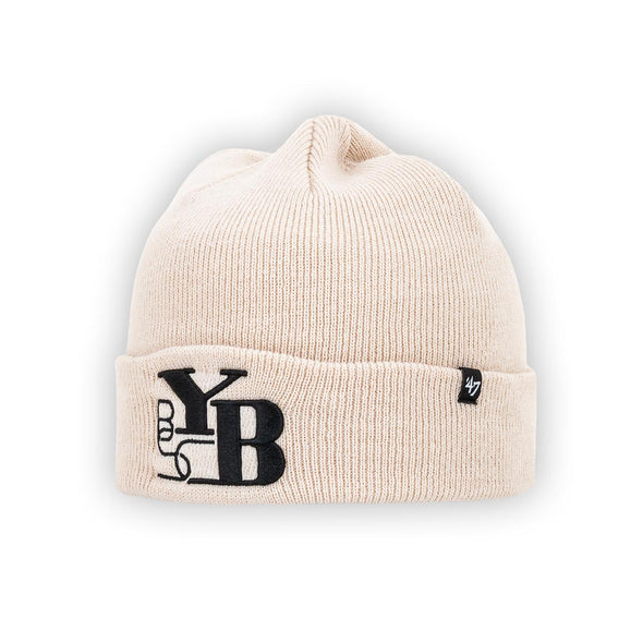 YB x `47 Beanie Cuff Knit Retro Bone