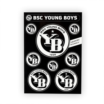 YB Stickerbogen A5 nachleuchtend